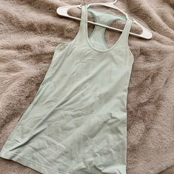 COPY - Lululemon Cool Racerback Mint Green size 4 - Picture 3 of 6
